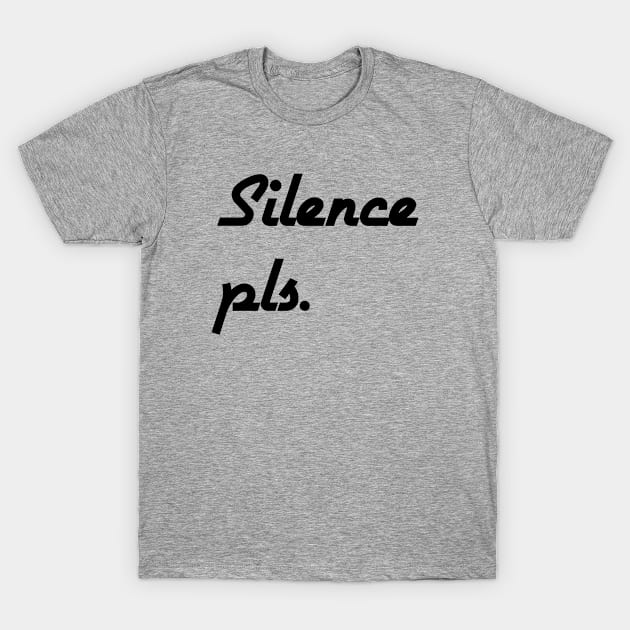 Silence T-Shirt by yam2017